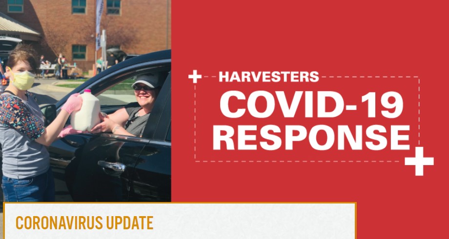 Harvesters COVID-19 Response Over the last three weeks, Harvesters has distributed a total of more than four million lbs. of food. That is one million lbs. more than normal. Toner Jewelers Overland Park, KS